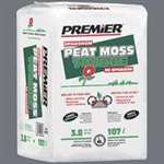 Premier Horticulture Inc 0082P Sphagnum Peat Moss, 3.8 Cu Ft