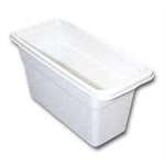 Rubbermaid 2862RDWHT Ice Cube Storage Bin, 6-1/8 i